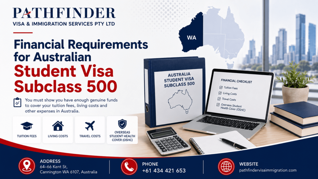 student visa 500 financial requirements
